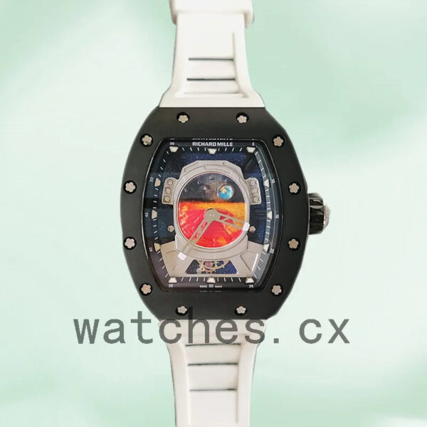 Richard Mille RM52-05 RM52-05-011 Men Around 50*42mm Black Replica Watches - Image 7