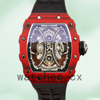 Richard Mille RM53-01 Men RM53-01-003 Around 50*43mm Mechanical Rubber Band Replica Watches