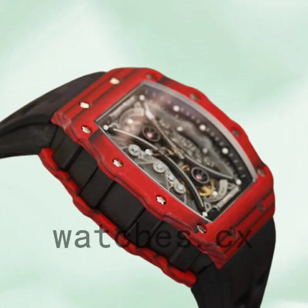 Richard Mille RM53-01 Men RM53-01-003 Around 50*43mm Mechanical Rubber Band Replica Watches