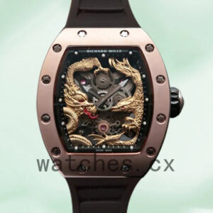 Richard Mille RM57-01 Around 50*40mm RM57-01-002 Men Rubber Band Replica Watches