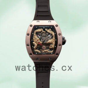 Richard Mille RM57-01 Around 50*40mm RM57-01-002 Men Rubber Band Replica Watches