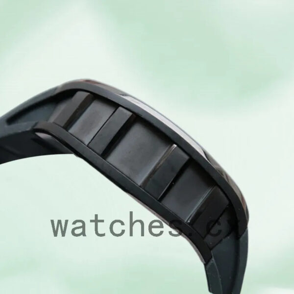 Richard Mille RM57-01 RM57-01-003 Men Around 50*40mm Rubber Band Silver Dragon and Phoenix Dial Replica Watches - Image 3