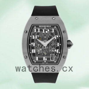 Richard Mille RM 67-01 RM 67-01 Men Around 41mm Black Dial Silver Replica Watches