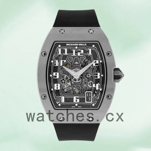 Richard Mille RM 67-01 RM 67-01 Men Around 41mm Black Dial Silver Replica Watches