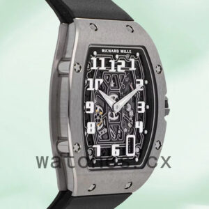 Richard Mille RM 67-01 RM 67-01 Men Around 41mm Black Dial Silver Replica Watches