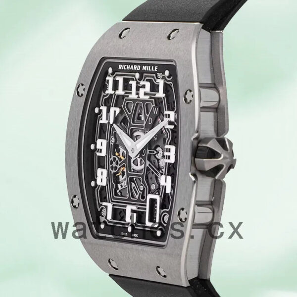 Richard Mille RM 67-01 RM 67-01 Men Around 41mm Black Dial Silver Replica Watches