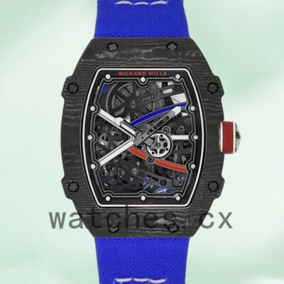 Richard Mille RM 67-02 RM 67-02 Men Around 40mm Transparent Dial Black Replica Watches