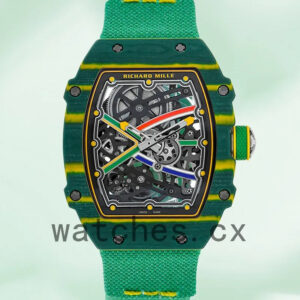 Richard Mille RM 67-02 RM 67-02 Around 40mm Men Transparent Dial Strap Replica Watches