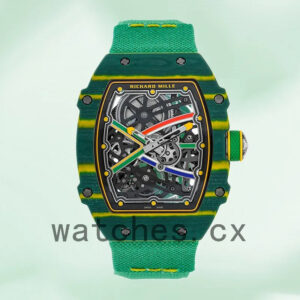 Richard Mille RM 67-02 RM 67-02 Around 40mm Men Transparent Dial Strap Replica Watches