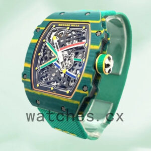 Richard Mille RM 67-02 RM 67-02 Around 40mm Men Transparent Dial Strap Replica Watches