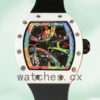 Richard Mille RM68-01 RM68-01-002 Around 50*40mm Men Rubber Band Replica Watches