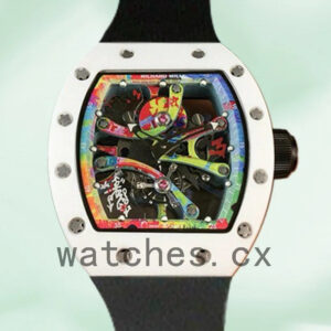 Richard Mille RM68-01 RM68-01-002 Around 50*40mm Men Rubber Band Replica Watches