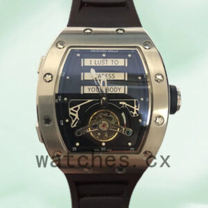 Richard Mille RM069 RM069-001 Men Around 50*43mm Silver Mechanical Replica Watches