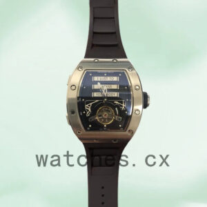 Richard Mille RM069 RM069-001 Men Around 50*43mm Silver Mechanical Replica Watches