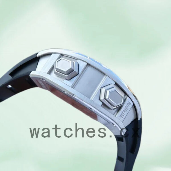Richard Mille RM069 RM069-001 Men Around 50*43mm Silver Mechanical Replica Watches - Image 3