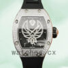 Richard Mille RM019 RMSpider-001 Around 45*38mm Men Rubber Band Diamonds Replica Watches