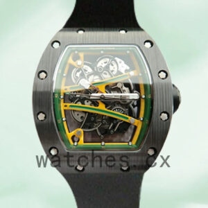 Richard Mille RM061 Around 50*40mm RM061-001 Men Black Hand Wind Replica Watches