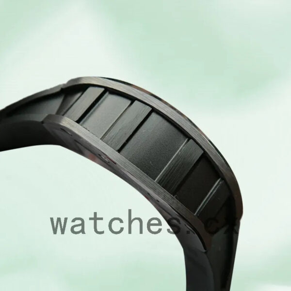 Richard Mille RM061 Around 50*40mm RM061-001 Men Black Hand Wind Replica Watches - Image 3