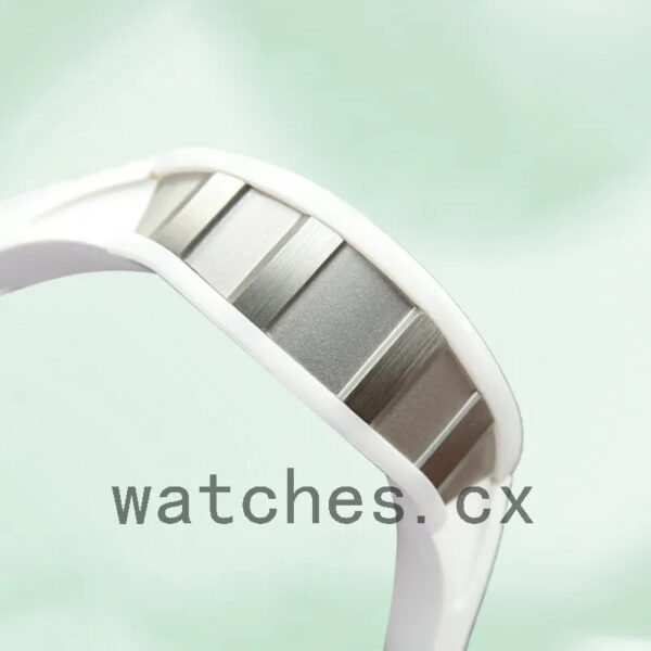 Richard Mille RM061 RM061-003 Around 50*40mm Men Skeleton Dial White Replica Watches - Image 3