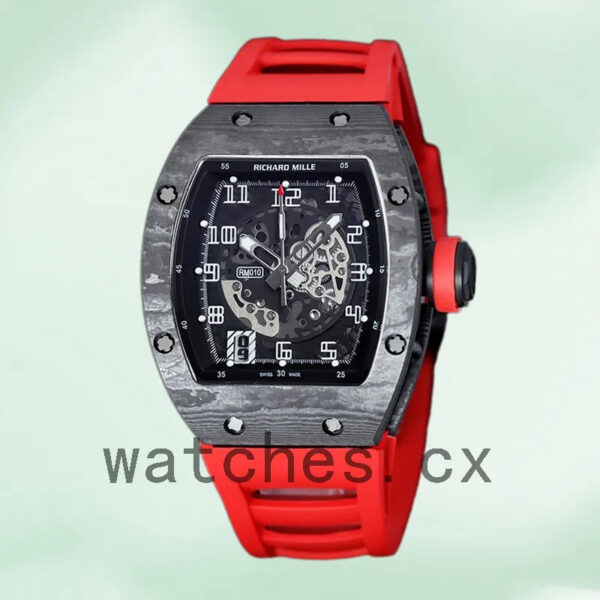 Richard Mille RM 010 50*42mm RM 010-005 Men Automatic Replica Watches