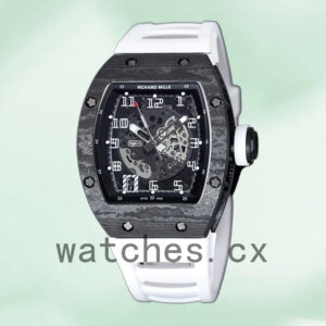 Richard Mille RM 010 50*42mm RM 010-006 Men Transparent Dial Replica Watches