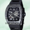 Richard Mille RM 010 50*42mm Men RM 010-007 Black Transparent Dial Replica Watches
