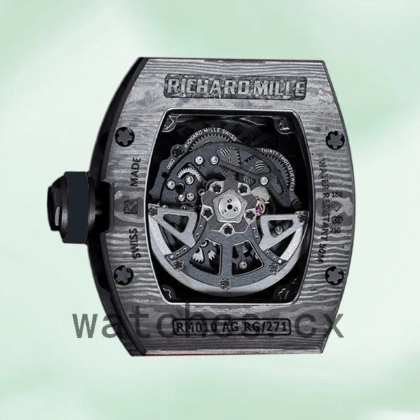 Richard Mille RM 010 50*42mm Men RM 010-007 Black Transparent Dial Replica Watches - Image 3