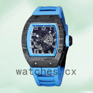Richard Mille RM 010 50*42mm RM 010-008 Men Transparent Dial Replica Watches