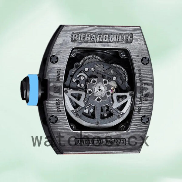 Richard Mille RM 010 50*42mm RM 010-008 Men Transparent Dial Replica Watches - Image 3