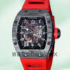 Richard Mille RM 010 Men 50*42mm RM 010-009 Transparent Dial Replica Watches