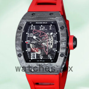 Richard Mille RM 010 Men 50*42mm RM 010-009 Transparent Dial Replica Watches