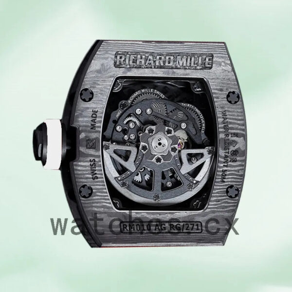 Richard Mille RM 010 50*42mm Men RM 010-010 Automatic Black Replica Watches - Image 3