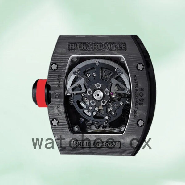 Richard Mille RM 010 Men 50*42mm RM 010-014 Black Replica Watches - Image 3