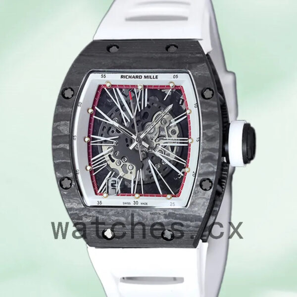 Richard Mille RM 010 RM 010-015 Men 50*42mm Black Replica Watches