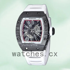 Richard Mille RM 010 RM 010-015 Men 50*42mm Black Replica Watches