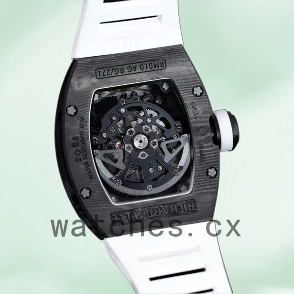 Richard Mille RM 010 RM 010-015 Men 50*42mm Black Replica Watches - Image 4