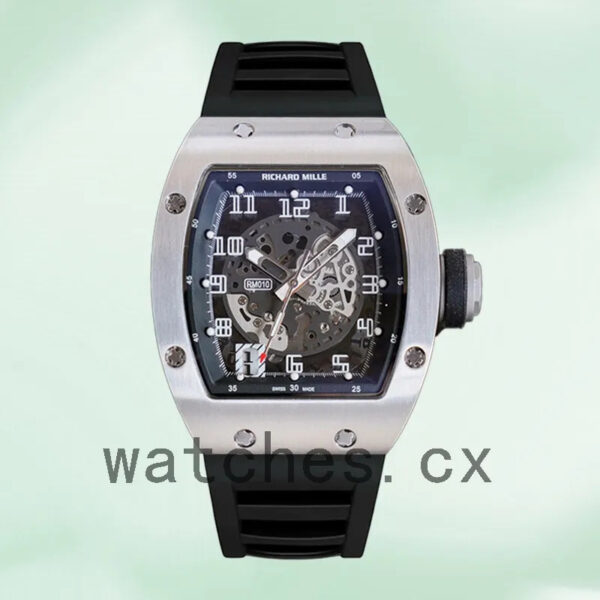 Richard Mille RM010 Men Around 50*40mm RM010 Black Dial Replica Watches