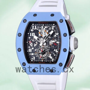Richard Mille RM 011 Men RM 011-030 50*40mm Rubber Band Automatic Replica Watches