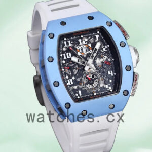 Richard Mille RM 011 Men RM 011-030 50*40mm Rubber Band Automatic Replica Watches