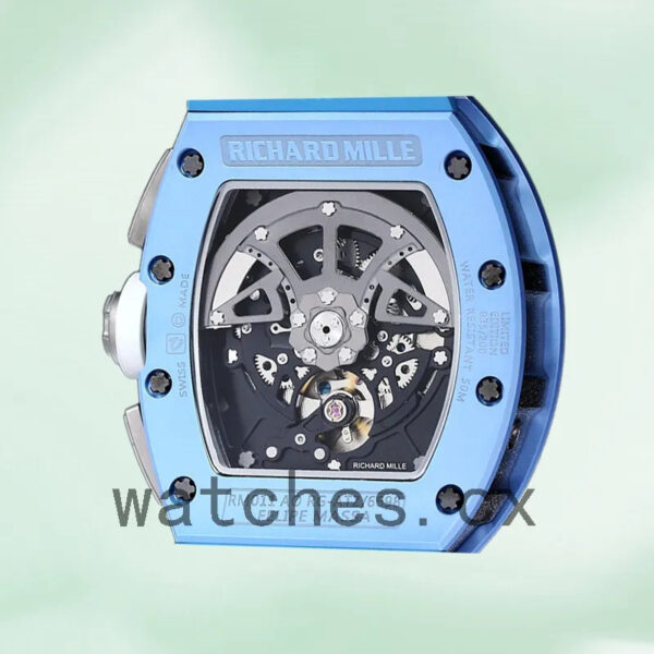 Richard Mille RM 011 Men RM 011-030 50*40mm Rubber Band Automatic Replica Watches - Image 4
