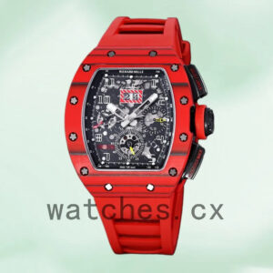 Richard Mille RM 011 50*40mm Men RM 011-032 Red Replica Watches