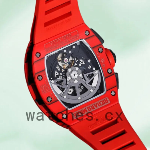 Richard Mille RM 011 50*40mm Men RM 011-032 Red Replica Watches - Image 4