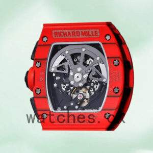 Richard Mille RM 011 Men 50*40mm RM 011-033 Red Rubber Band Replica Watches
