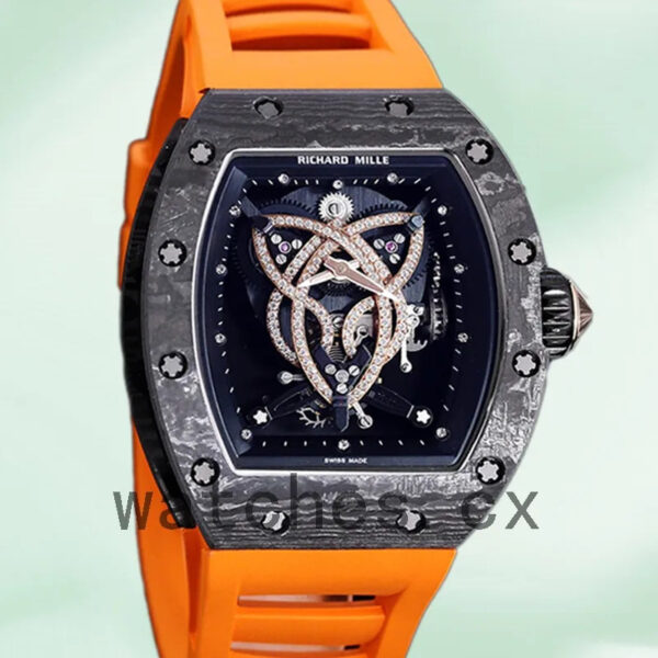Richard Mille RM 019 Men 45*38mm RM 019-003 Transparent Dial Replica Watches