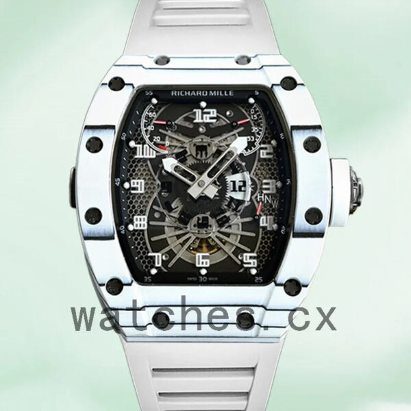 Richard Mille RM022 Men RM022 Around 50*40mm White Replica Watches