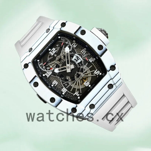 Richard Mille RM022 Men RM022 Around 50*40mm White Replica Watches