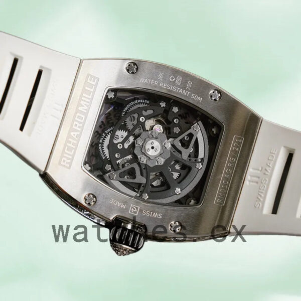 Richard Mille RM023 RM023 Men Around 50*40mm Diamond Automatic Replica Watches - Image 4