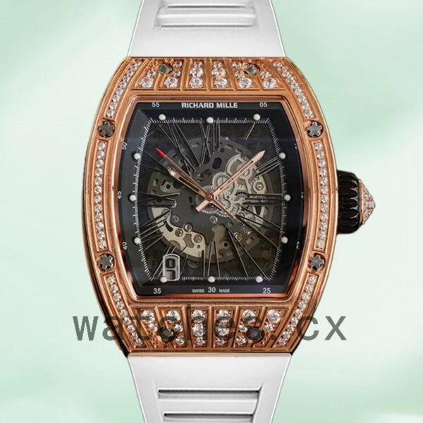 Richard Mille RM023 RM023 Men Around 50*40mm Automatic Rubber Band Replica Watches