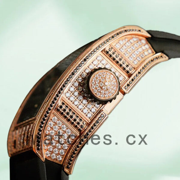 Richard Mille RM023 Around 50*40mm RM023 Men Automatic Rubber Band Replica Watches - Image 4