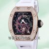 Richard Mille RM 026 Unisex RM 026-001 45*39mm Transparent Dial Rose Gold Replica Watches